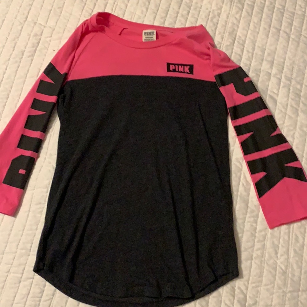 PINK 3/4 sleeve tee